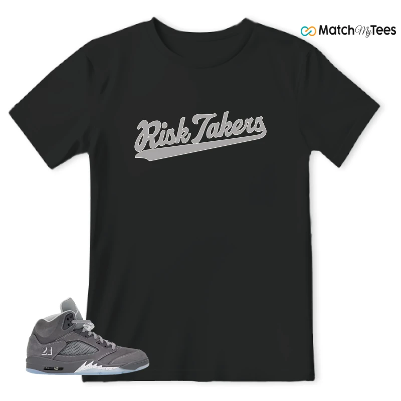 NIKE AIR JORDAN 5 RETRO WOLF GREY 2026 SNEAKER Matching Tees t-shirt