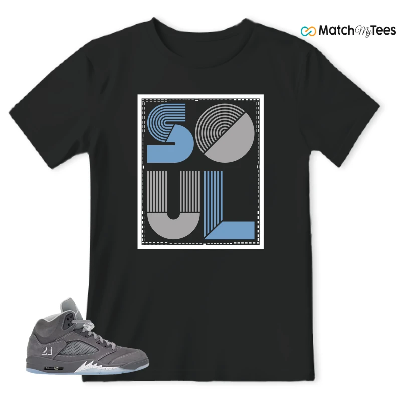 NIKE AIR JORDAN 5 RETRO WOLF GREY 2026 SNEAKER Matching Tees t-shirt
