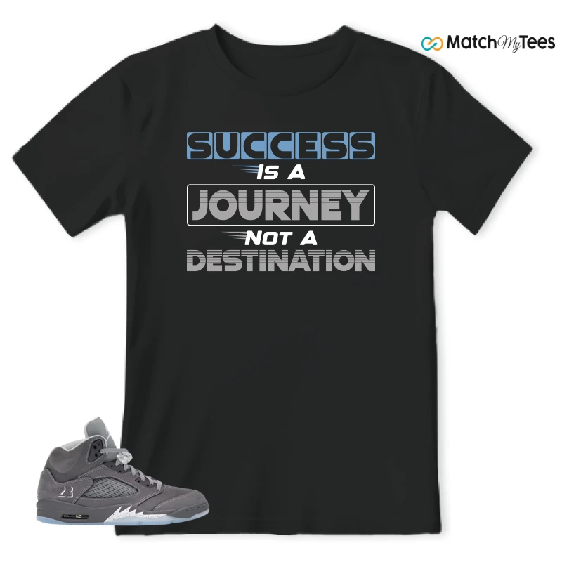 NIKE AIR JORDAN 5 RETRO WOLF GREY 2026 SNEAKER Matching Tees t-shirt
