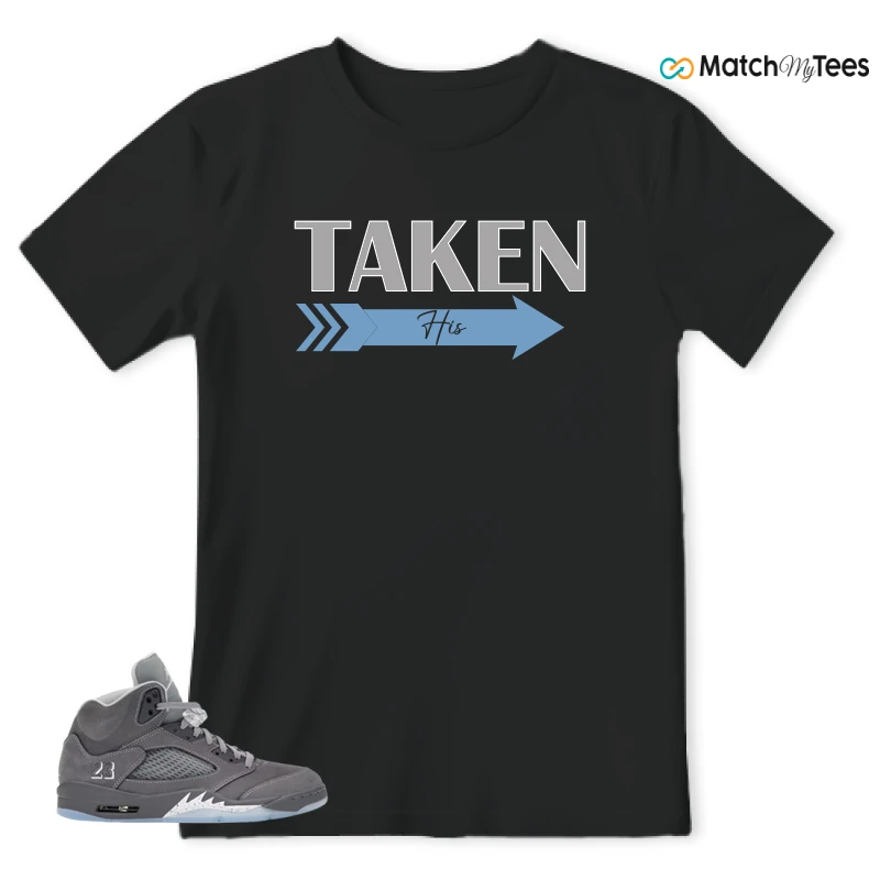 NIKE AIR JORDAN 5 RETRO WOLF GREY 2026 SNEAKER Matching Tees t-shirt