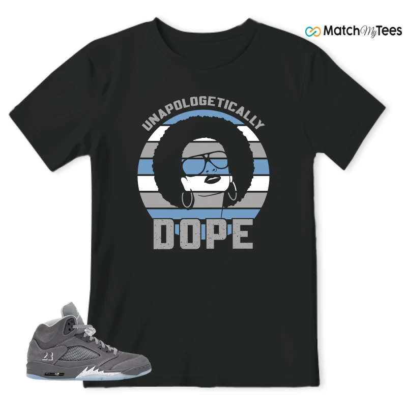 NIKE AIR JORDAN 5 RETRO WOLF GREY 2026 SNEAKER Matching Tees t-shirt