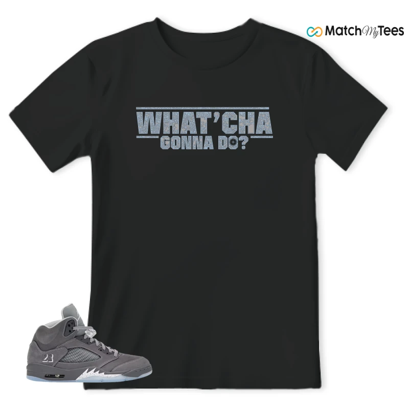 NIKE AIR JORDAN 5 RETRO WOLF GREY 2026 SNEAKER Matching Tees t-shirt