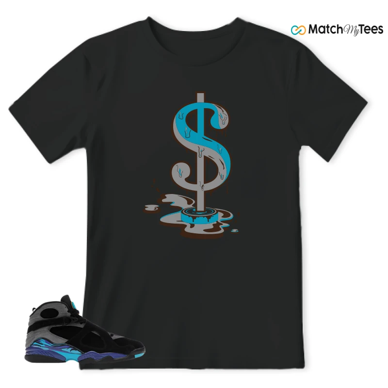 NIKE AIR JORDAN 8 AQUA SNEAKER Matching Tees t-shirt