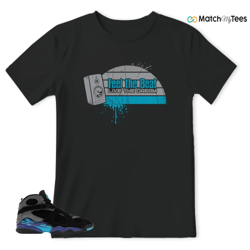 NIKE AIR JORDAN 8 AQUA SNEAKER Matching Tees t-shirt