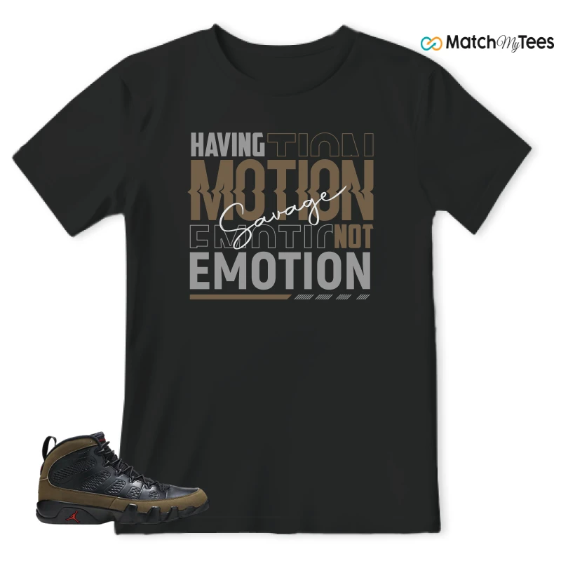 NIKE AIR JORDAN 9 OLIVE 2024 SNEAKER Matching Tees t-shirt