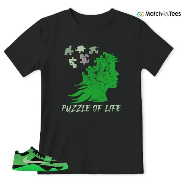 NIKE AIR JORDAN JUMPMAN JACK TR GREEN SPARK SNEAKER/GREEN SPARK/VAPOR GREEN/BLACK matching T-shirt