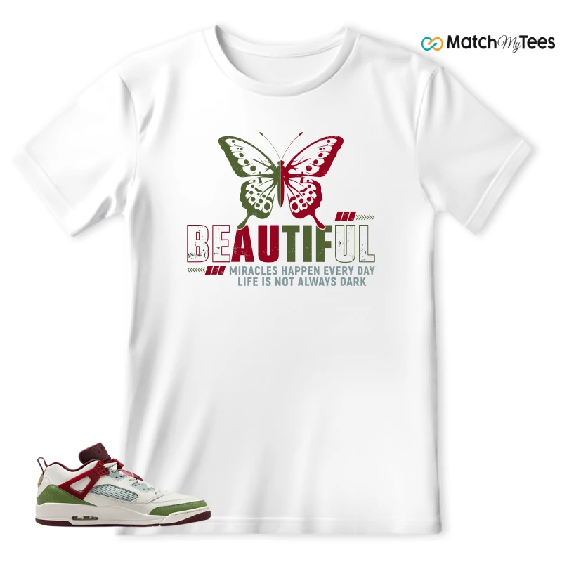 NIKE AIR JORDAN SPIZIKE LOW YEAR OF THE DRAGON SNEAKER Matching Tees t-shirt