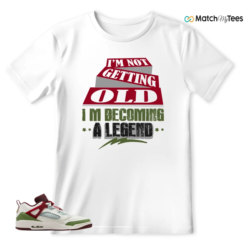 NIKE AIR JORDAN SPIZIKE LOW YEAR OF THE DRAGON SNEAKER Matching Tees t-shirt