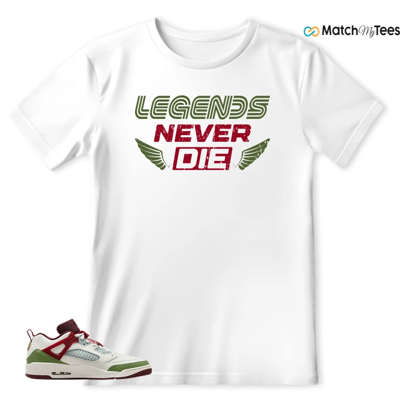 NIKE AIR JORDAN SPIZIKE LOW YEAR OF THE DRAGON SNEAKER Matching Tees t-shirt
