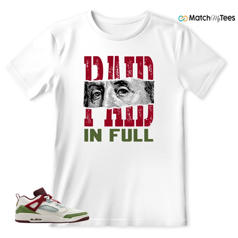 NIKE AIR JORDAN SPIZIKE LOW YEAR OF THE DRAGON SNEAKER Matching Tees t-shirt