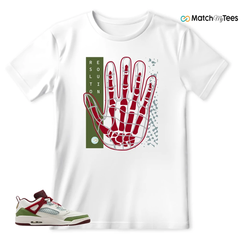 NIKE AIR JORDAN SPIZIKE LOW YEAR OF THE DRAGON SNEAKER Matching Tees T-shirt for Men