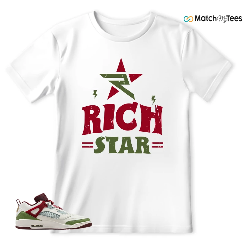 NIKE AIR JORDAN SPIZIKE LOW YEAR OF THE DRAGON SNEAKER Matching Tees t-shirt