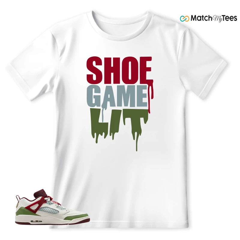 NIKE AIR JORDAN SPIZIKE LOW YEAR OF THE DRAGON SNEAKER Matching Tees t-shirt