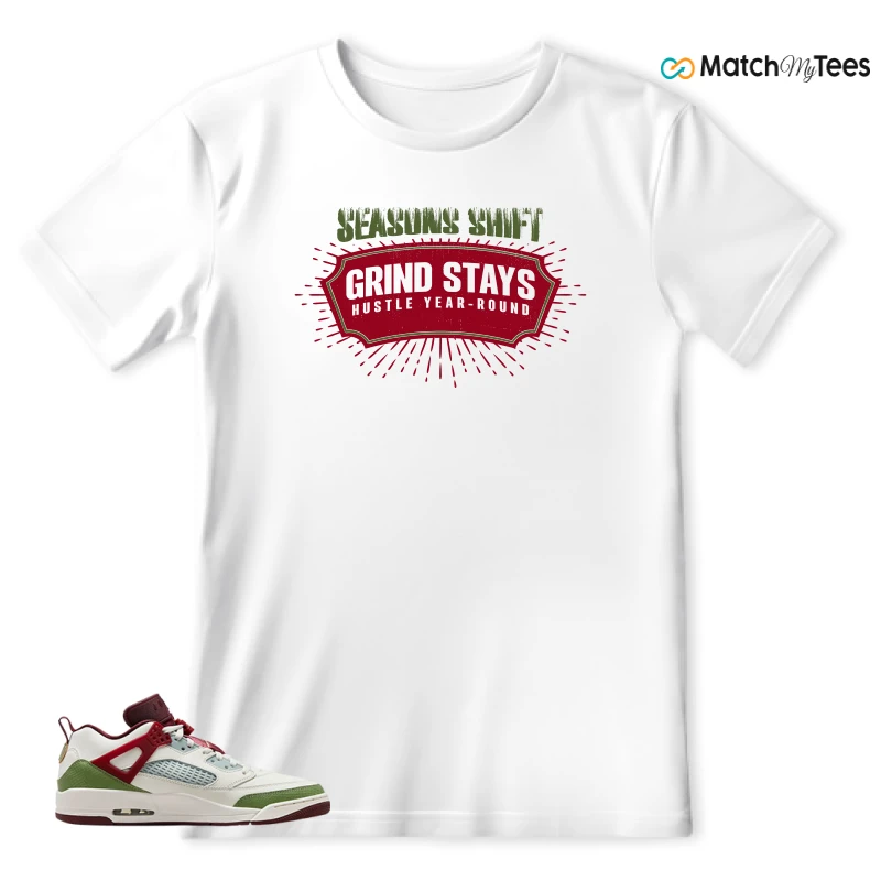 NIKE AIR JORDAN SPIZIKE LOW YEAR OF THE DRAGON SNEAKER Matching Tees T-shirt for Men