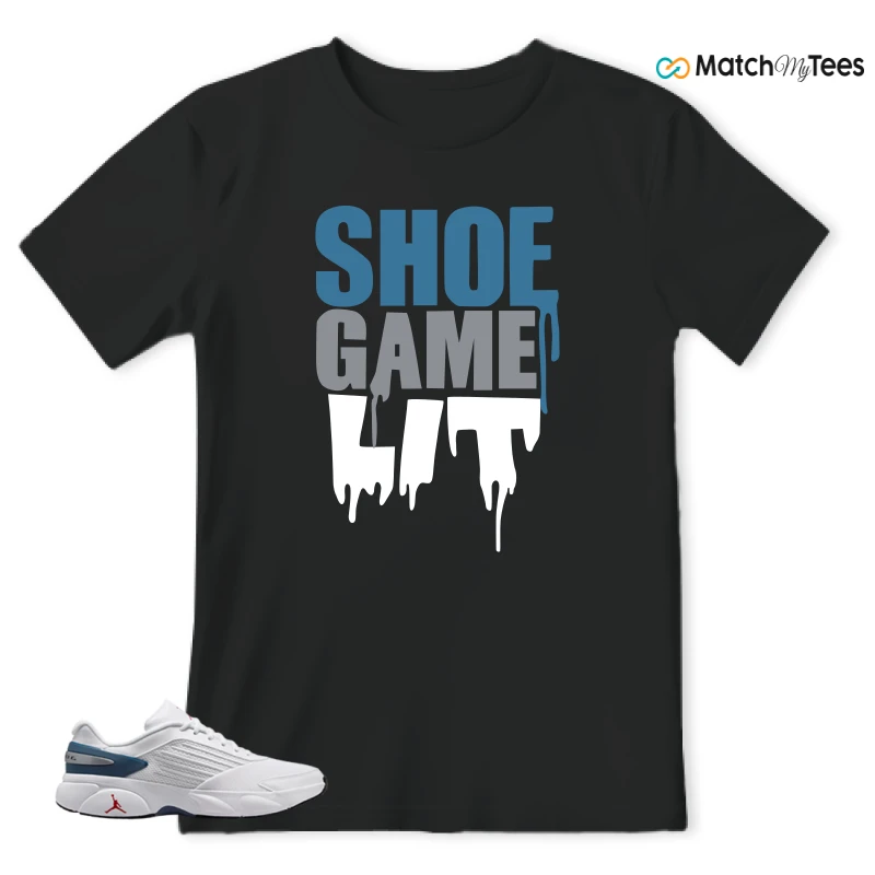 NIKE AIR JORDAN TRUNNER FLOW WHITE TURE BLUE SNEAKER/WHITE/TURE BLUE matching T-shirt