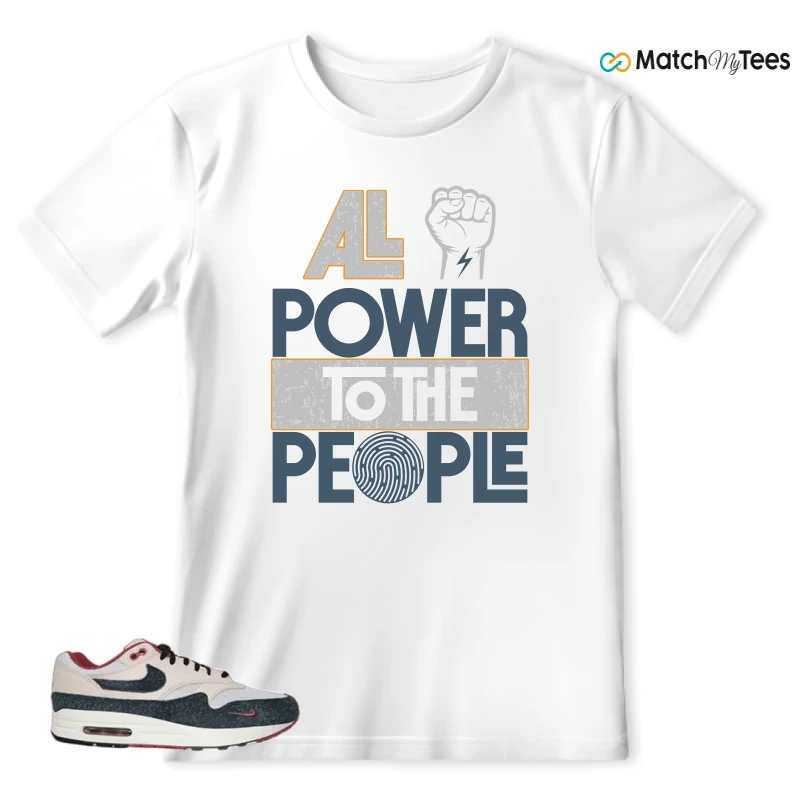 NIKE AIR MAX 1 KEEP RIPPIN STOP SLIPPIN 2.0 SNEAKER Matching Tees t-shirt