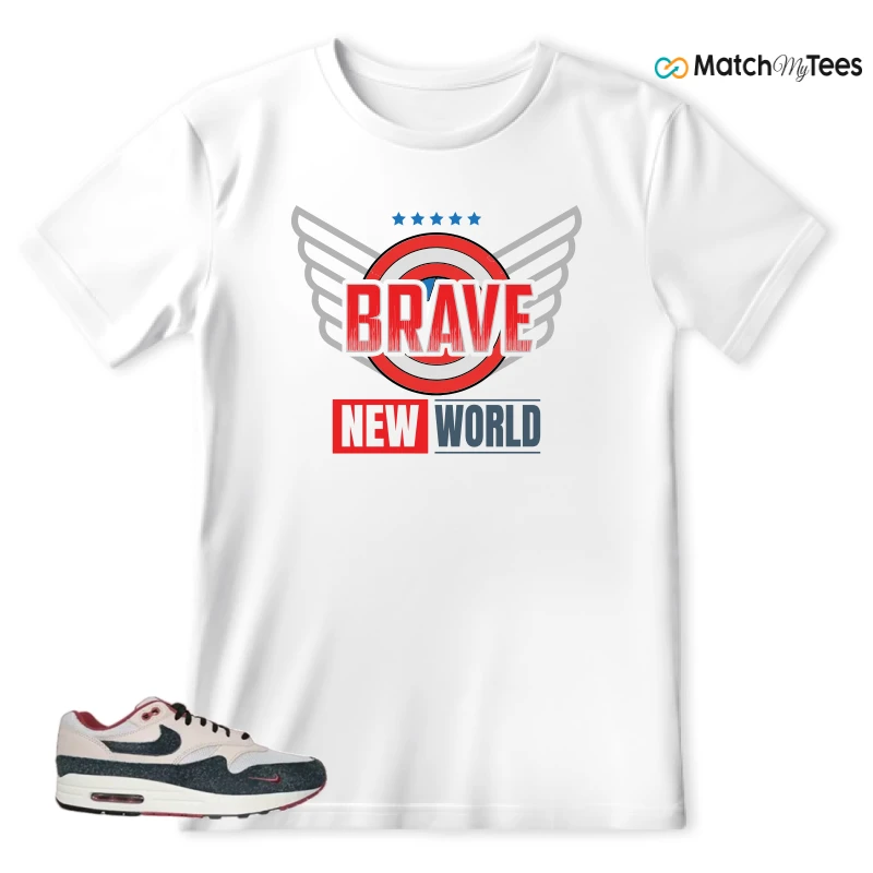 NIKE AIR MAX 1 KEEP RIPPIN STOP SLIPPIN 2.0 SNEAKER Matching Tees t-shirt