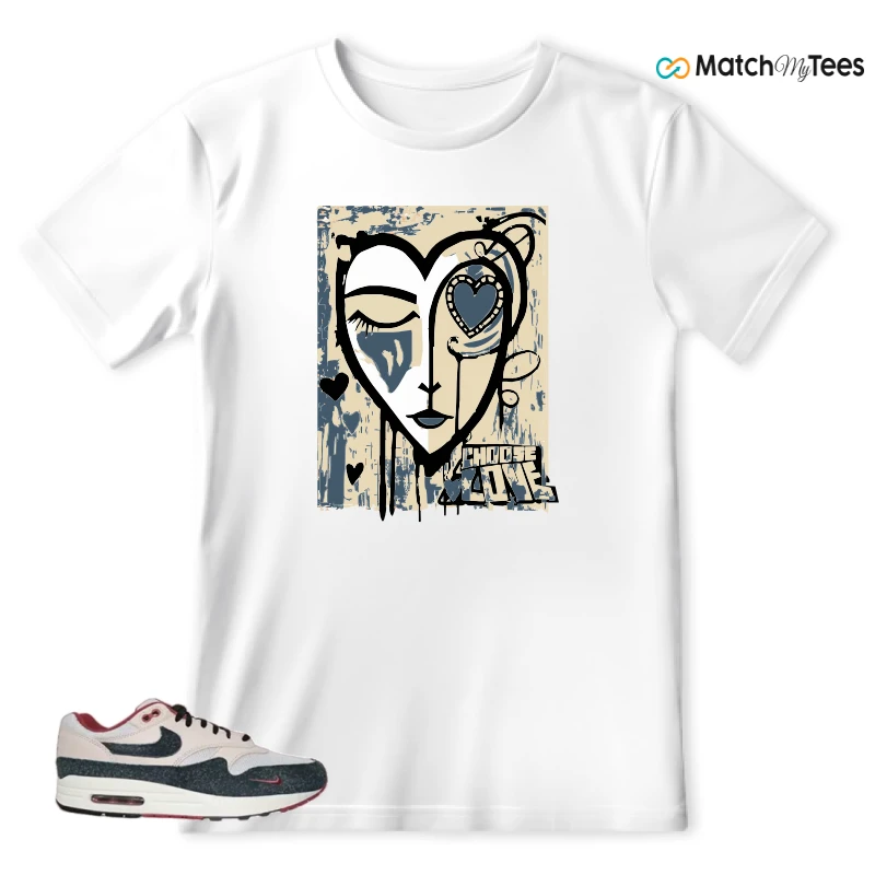 NIKE AIR MAX 1 KEEP RIPPIN STOP SLIPPIN 2.0 SNEAKER Matching Tees t-shirt