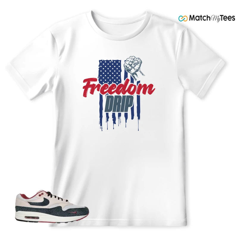 NIKE AIR MAX 1 KEEP RIPPIN STOP SLIPPIN 2.0 SNEAKER Matching Tees t-shirt