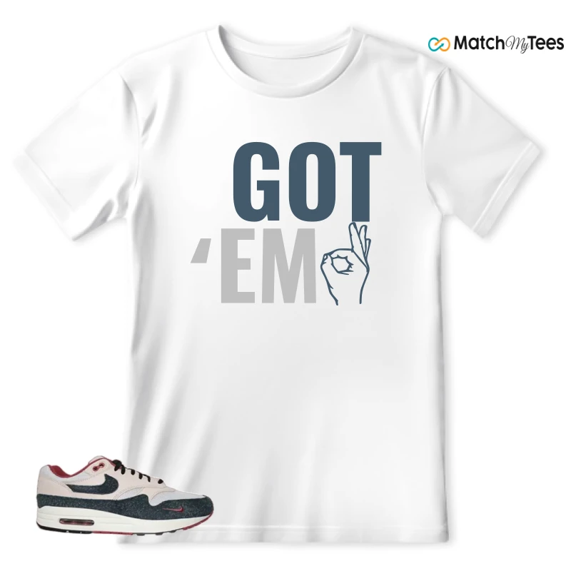 NIKE AIR MAX 1 KEEP RIPPIN STOP SLIPPIN 2.0 SNEAKER Matching Tees t-shirt