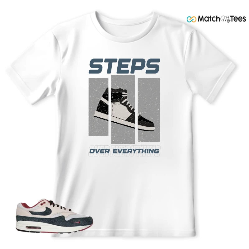 NIKE AIR MAX 1 KEEP RIPPIN STOP SLIPPIN 2.0 SNEAKER Matching Tees t-shirt