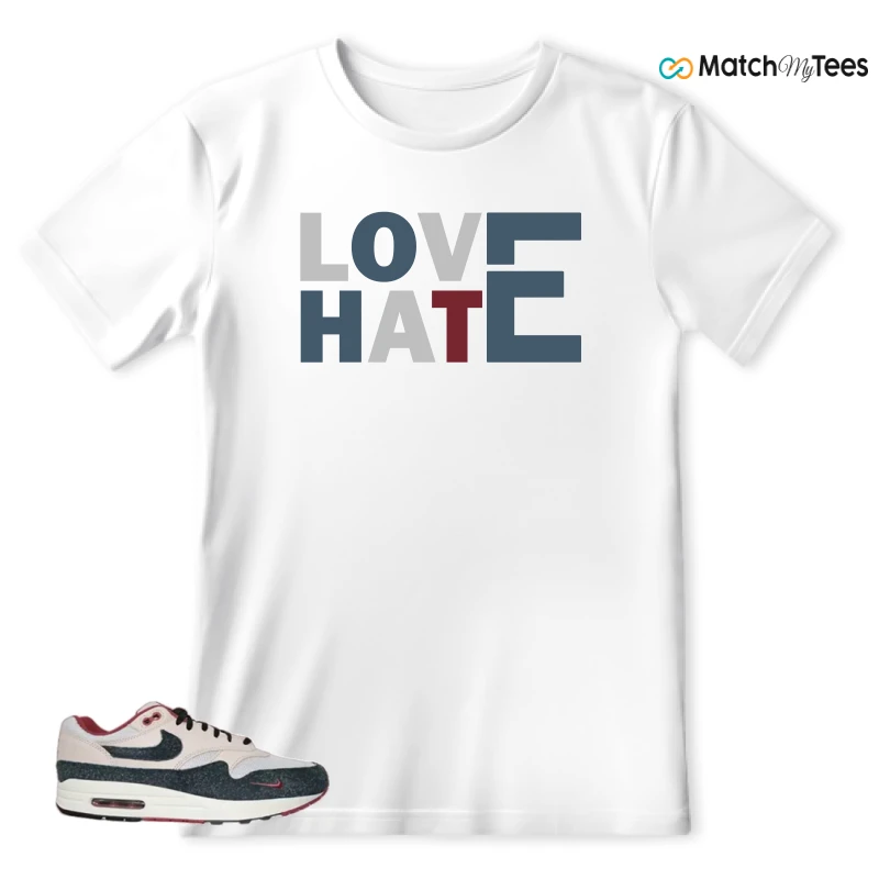 NIKE AIR MAX 1 KEEP RIPPIN STOP SLIPPIN 2.0 SNEAKER Matching Tees t-shirt