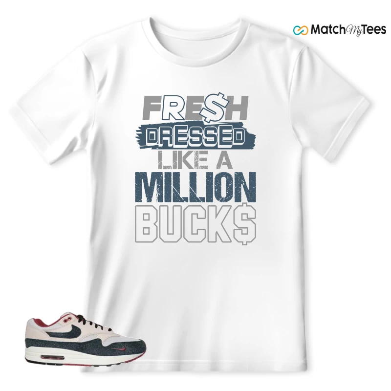 NIKE AIR MAX 1 KEEP RIPPIN STOP SLIPPIN 2.0 SNEAKER Matching Tees t-shirt