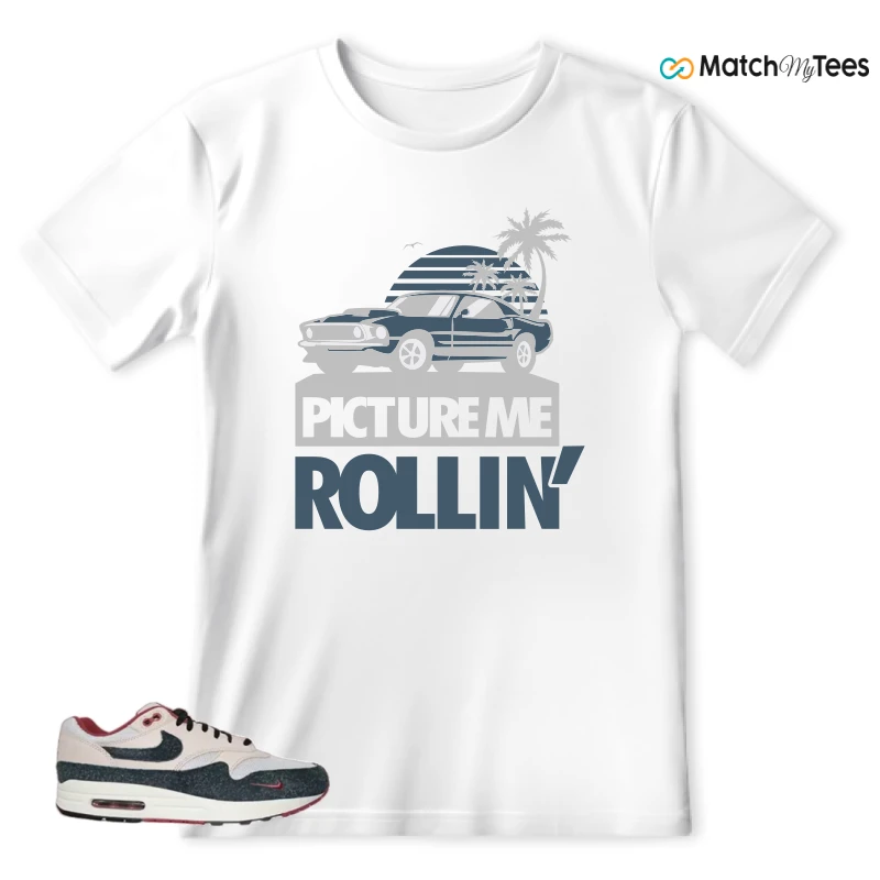 NIKE AIR MAX 1 KEEP RIPPIN STOP SLIPPIN 2.0 SNEAKER Matching Tees t-shirt
