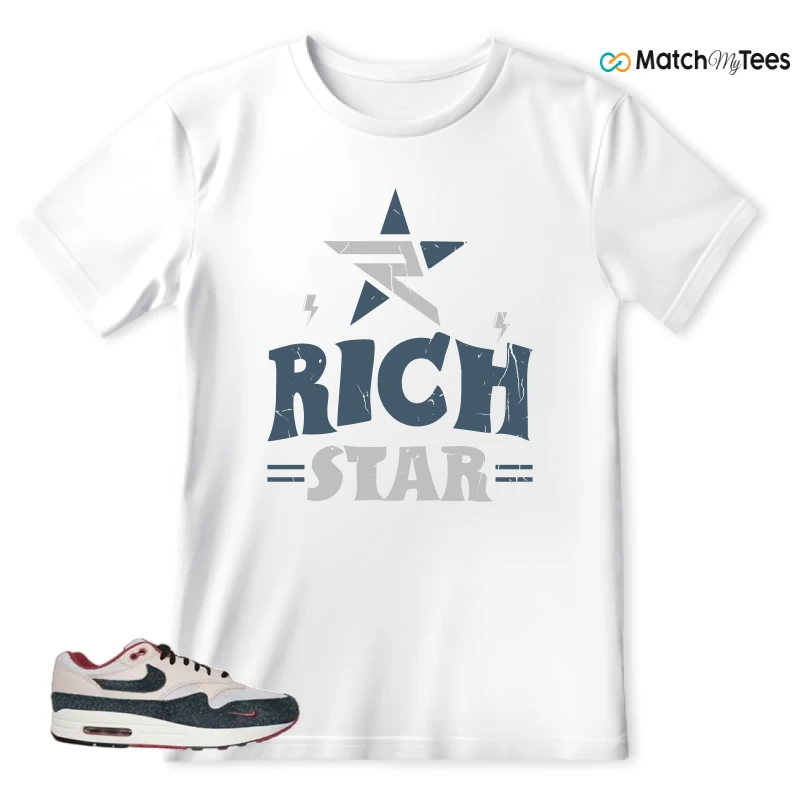 NIKE AIR MAX 1 KEEP RIPPIN STOP SLIPPIN 2.0 SNEAKER Matching Tees t-shirt