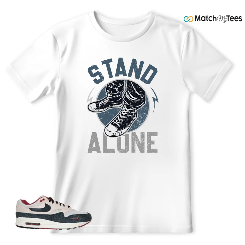 NIKE AIR MAX 1 KEEP RIPPIN STOP SLIPPIN 2.0 SNEAKER Matching Tees T-shirt for Men