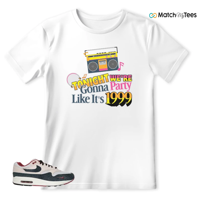 NIKE AIR MAX 1 KEEP RIPPIN STOP SLIPPIN 2.0 SNEAKER Matching Tees t-shirt