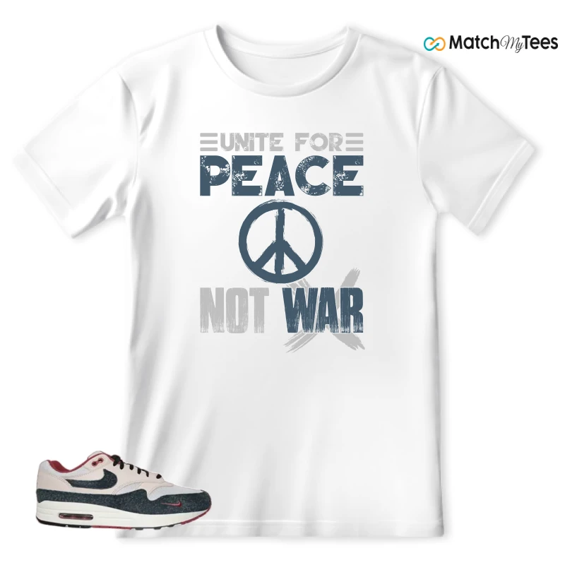 NIKE AIR MAX 1 KEEP RIPPIN STOP SLIPPIN 2.0 SNEAKER Matching Tees T-shirt for Men