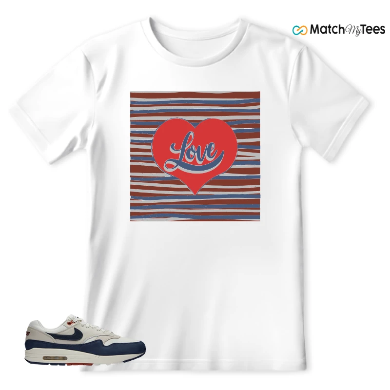 NIKE AIR MAX 1 LX OBSIDIAN LIGHT OREWOOD BROWN (WOMEN'S) SNEAKER Matching Tees t-shirt