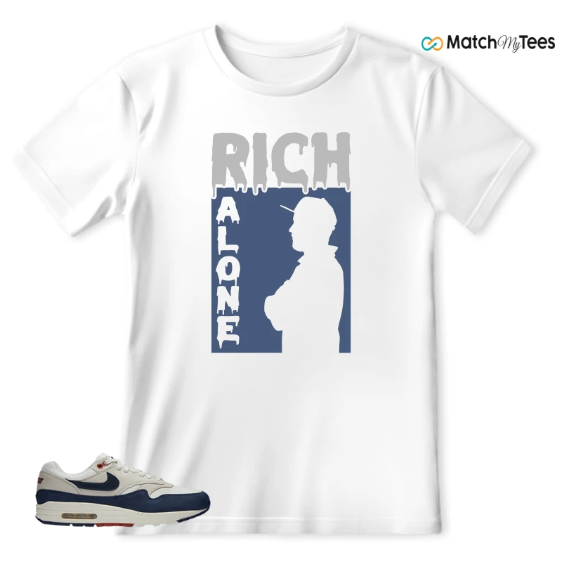 NIKE AIR MAX 1 LX OBSIDIAN LIGHT OREWOOD BROWN (WOMEN'S) SNEAKER Matching Tees t-shirt