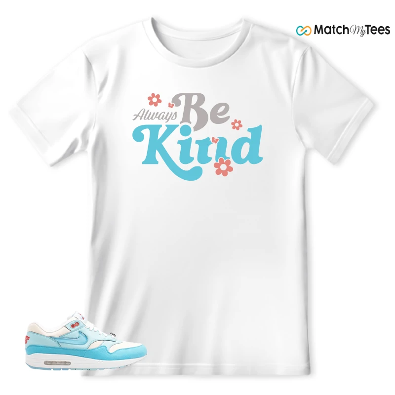 NIKE AIR MAX 1 PUERTO RICO BLUE GALE SNEAKER Matching Tees t-shirt