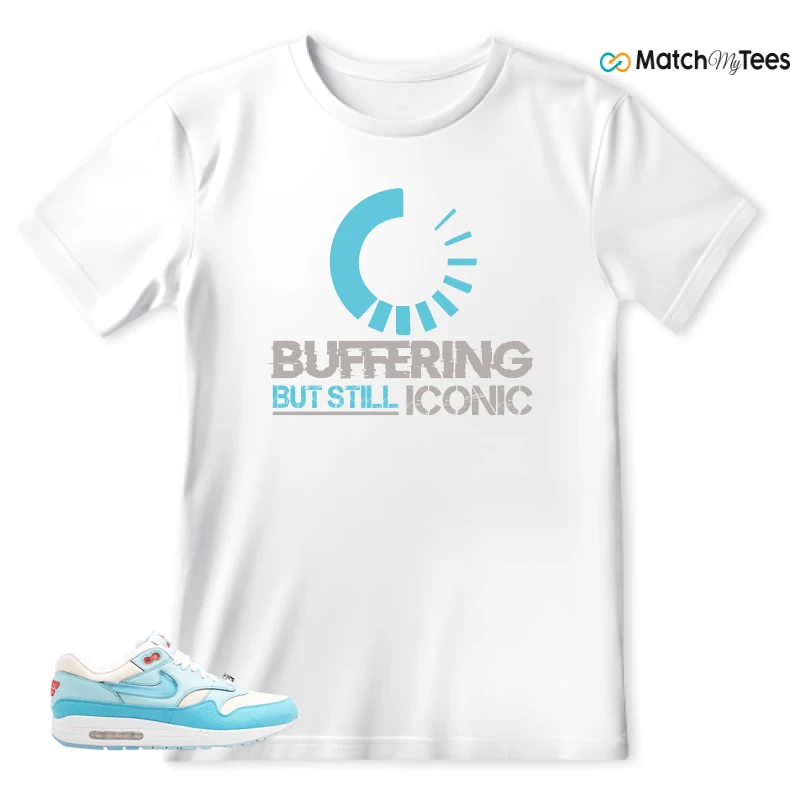 NIKE AIR MAX 1 PUERTO RICO BLUE GALE SNEAKER Matching Tees t-shirt