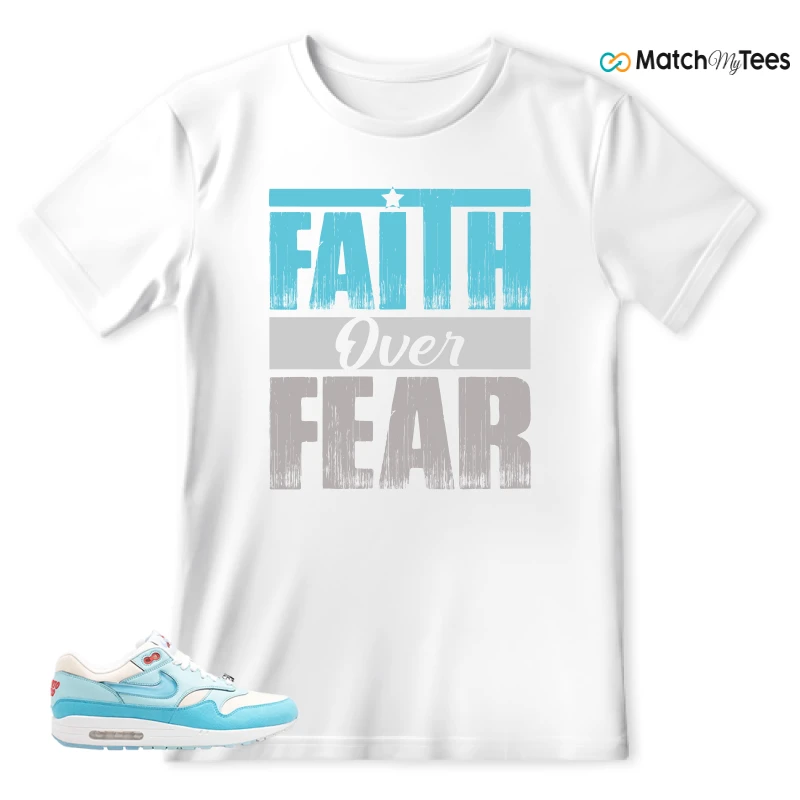 NIKE AIR MAX 1 PUERTO RICO BLUE GALE SNEAKER Matching Tees t-shirt