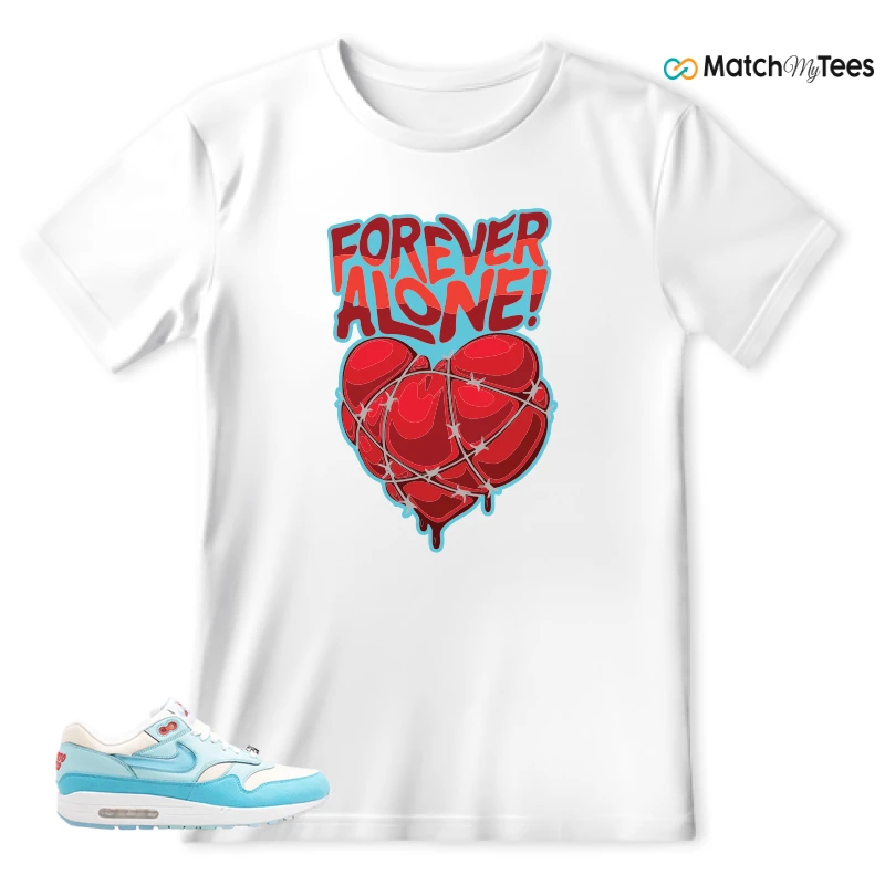 NIKE AIR MAX 1 PUERTO RICO BLUE GALE SNEAKER Matching Tees t-shirt