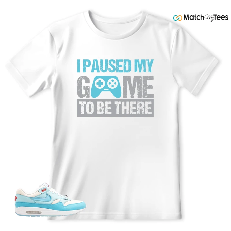 NIKE AIR MAX 1 PUERTO RICO BLUE GALE SNEAKER Matching Tees t-shirt