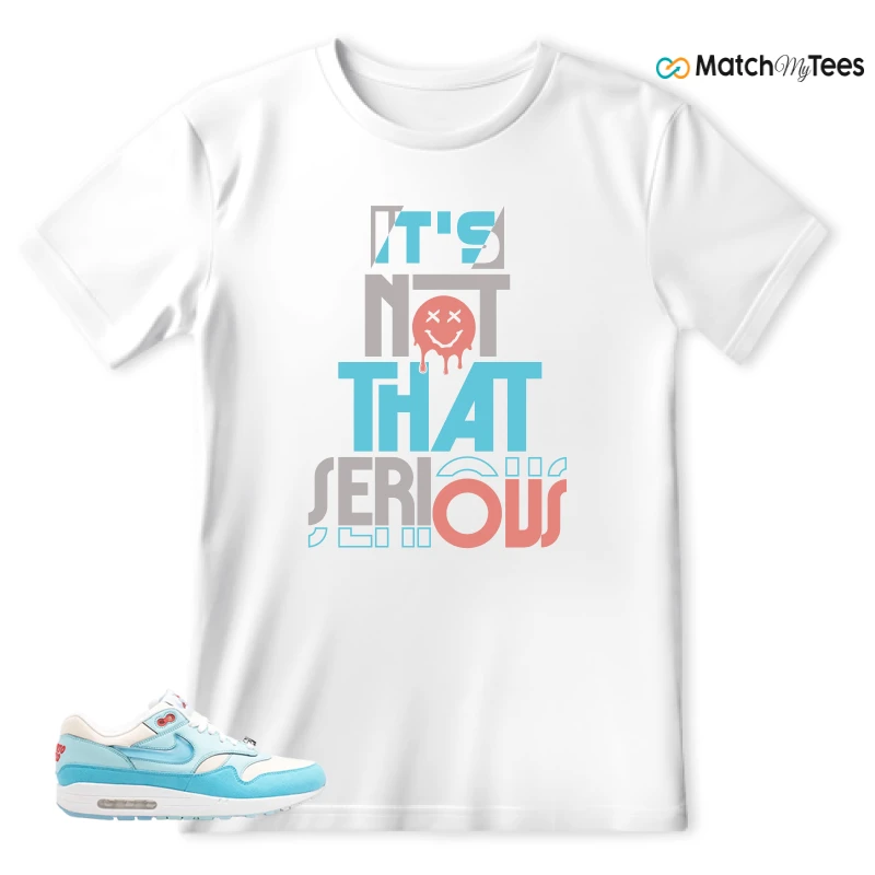NIKE AIR MAX 1 PUERTO RICO BLUE GALE SNEAKER Matching Tees t-shirt