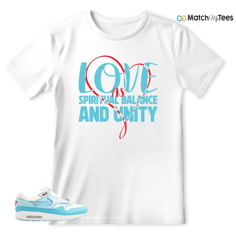 NIKE AIR MAX 1 PUERTO RICO BLUE GALE SNEAKER Matching Tees t-shirt