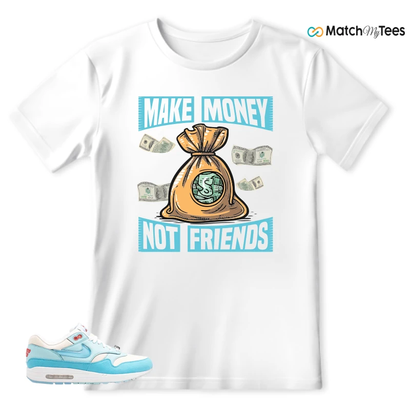 NIKE AIR MAX 1 PUERTO RICO BLUE GALE SNEAKER Matching Tees t-shirt