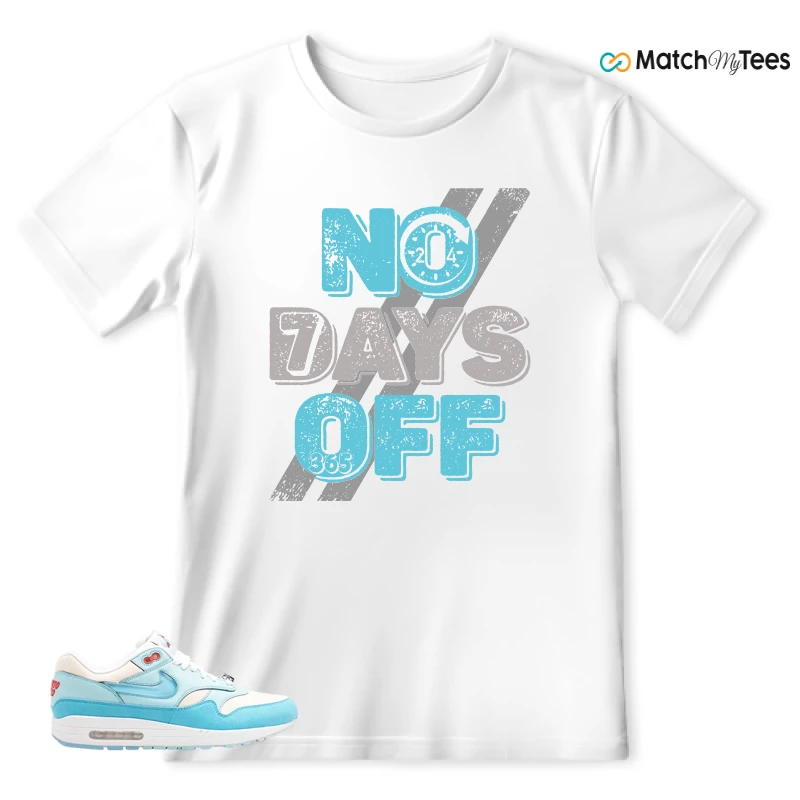 NIKE AIR MAX 1 PUERTO RICO BLUE GALE SNEAKER Matching Tees t-shirt