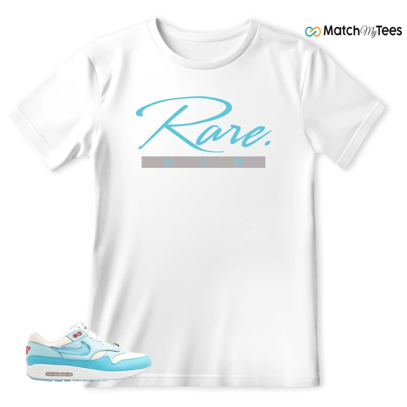 NIKE AIR MAX 1 PUERTO RICO BLUE GALE SNEAKER Matching Tees t-shirt