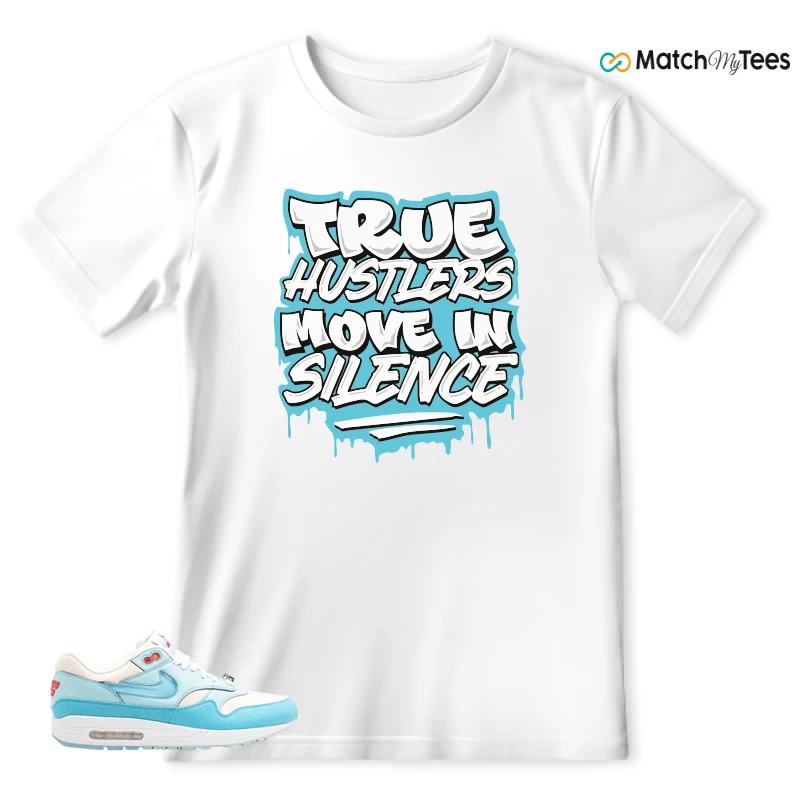 NIKE AIR MAX 1 PUERTO RICO BLUE GALE SNEAKER Matching Tees t-shirt