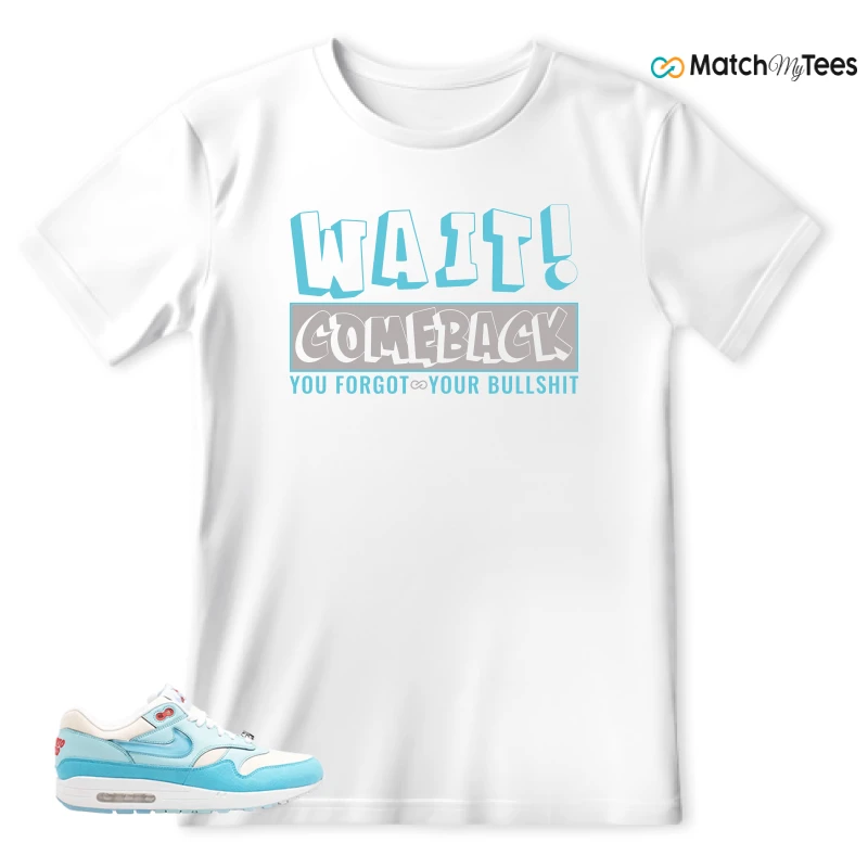 NIKE AIR MAX 1 PUERTO RICO BLUE GALE SNEAKER Matching Tees t-shirt