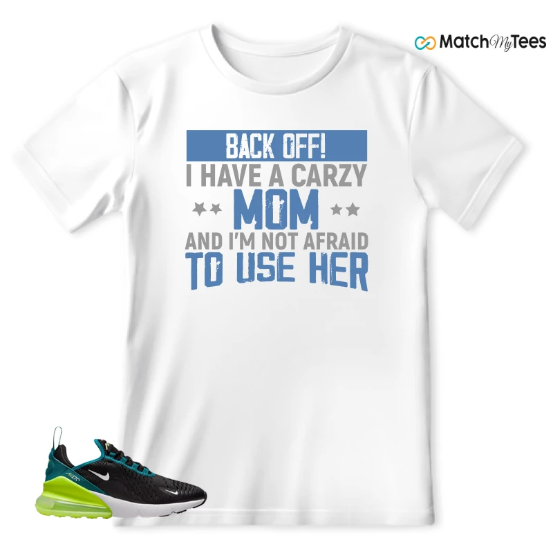 NIKE AIR MAX 270 BLACK BRIGHT SPRUCE BARELY VOLT (GS) SNEAKER Matching Tees T-shirt for Men