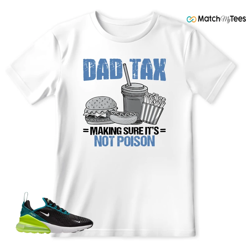 NIKE AIR MAX 270 BLACK BRIGHT SPRUCE BARELY VOLT (GS) SNEAKER Matching Tees t-shirt