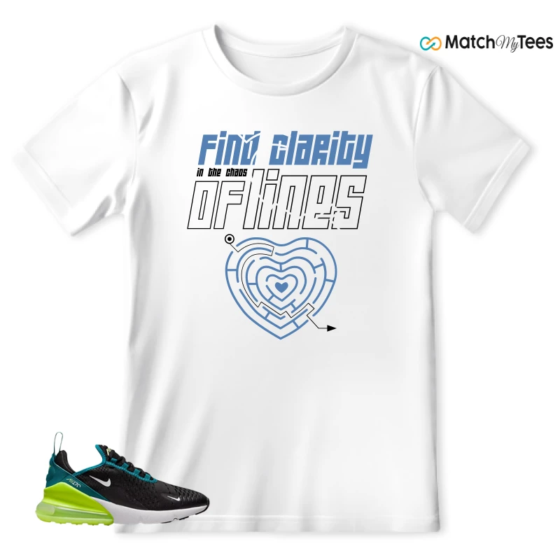 NIKE AIR MAX 270 BLACK BRIGHT SPRUCE BARELY VOLT (GS) SNEAKER Matching Tees t-shirt