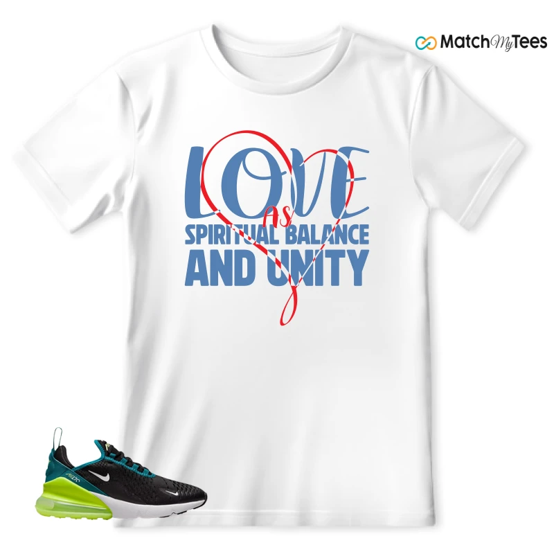 NIKE AIR MAX 270 BLACK BRIGHT SPRUCE BARELY VOLT (GS) SNEAKER Matching Tees t-shirt